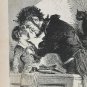 old engraving print extracted book 1893 Le Bon Petit Diable, Est-ce la place ...