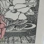 old engraving print 1918 Illustrations H. Vogeler Oscar wilde, infantin