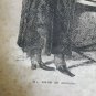 old engraving print 1846 The Wandering Jew Eug&Atilde;&uml;ne Sue El Abad de Aigrigny