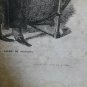 old engraving print 1846 The Wandering Jew Eug&Atilde;&uml;ne Sue El Abad de Aigrigny