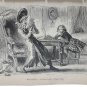 old engraving print extracted book 1893 Le Bon Petit Diable, Miserable
