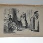 old engraving print extracted book 1893 Le Bon Petit Diable, elle prit machinal.