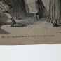 old engraving print extracted book 1893 Le Bon Petit Diable, elle prit machinal.
