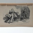 old engraving print extracted book 1893 Le Bon Petit Diable, Betty parvint a...