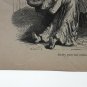 old engraving print extracted book 1893 Le Bon Petit Diable, Betty parvint a...