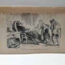 old engraving print extracted book 1893 Le Bon Petit Diable,Cést vous qui...