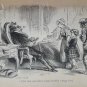 old engraving print extracted book 1893 Le Bon Petit Diable,C&Atilde;&copy;st vous qui...