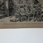 old engraving print extracted book 1893 Le Bon Petit Diable,  le fil tourno.....