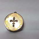 antique Gold plated Photo  locket - pendant- KJ 1900s