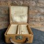 vintage atoiletry bag, jewelery box cow leather Organizer