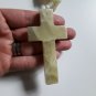 old   Unique carved onyx rosary for hanging in the wall or in the bed