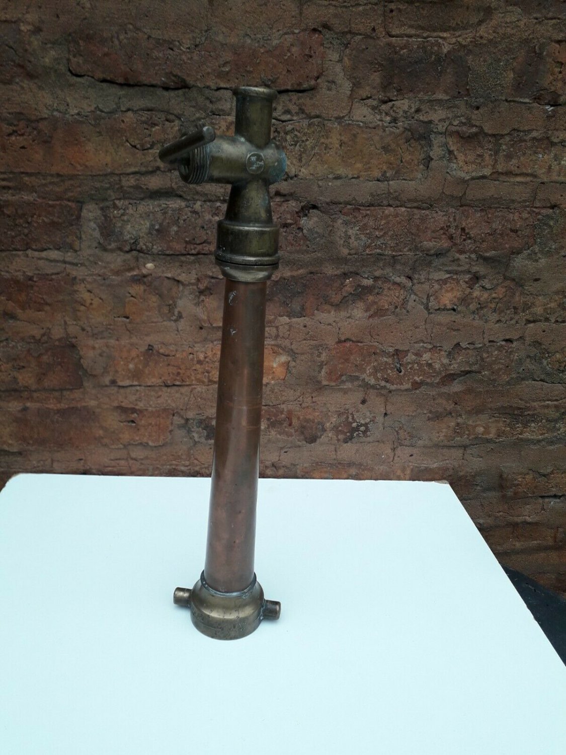 old copper and bronze  FIRE NOZZLE