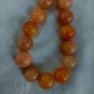 Very Cute peach Aventurine Stone Spheres Necklace Check Stock