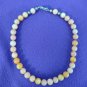 Very Cute peach Aventurine Stone Spheres Necklace Check Stock