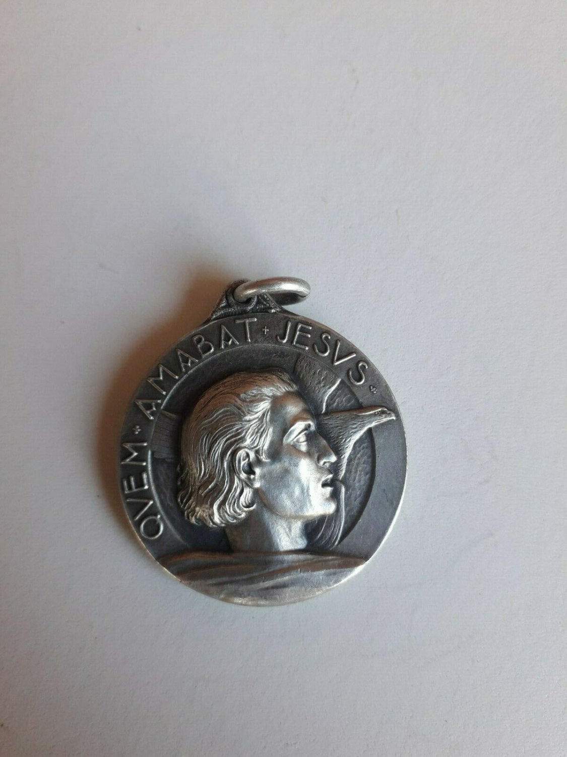 Old collection  Medal pendant, Quem amabat jesus Gatuzzo y piana