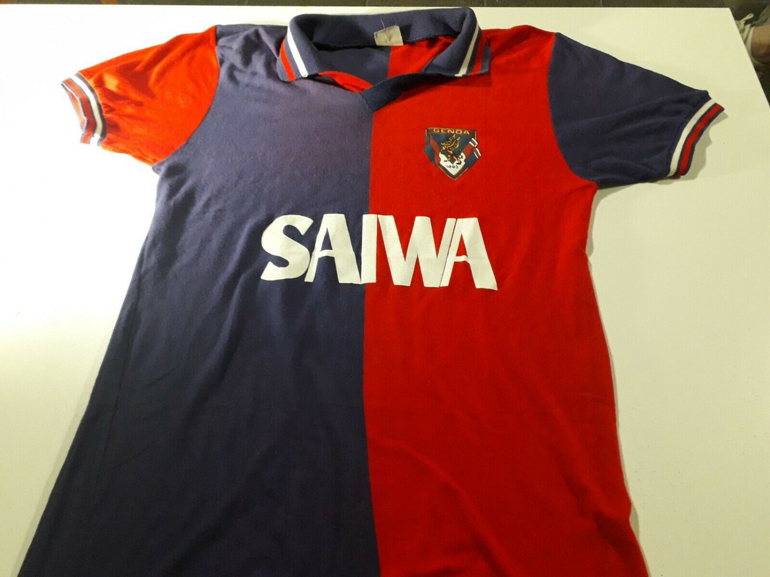 old rare cotton  soccer jersey Club Genoa