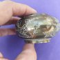 Old Chinese Or Japanese Bronze Glass Bowl Consult Stock