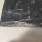 old engraving Rembrandt etching dated 1639