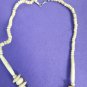 VINTAGE old rare carved cow bone  necklace