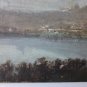 old Oil On Cardboard  Anonymous Landscape