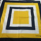 vintage authentic Handkerchief Michelangelo Roma Blue Yellow White