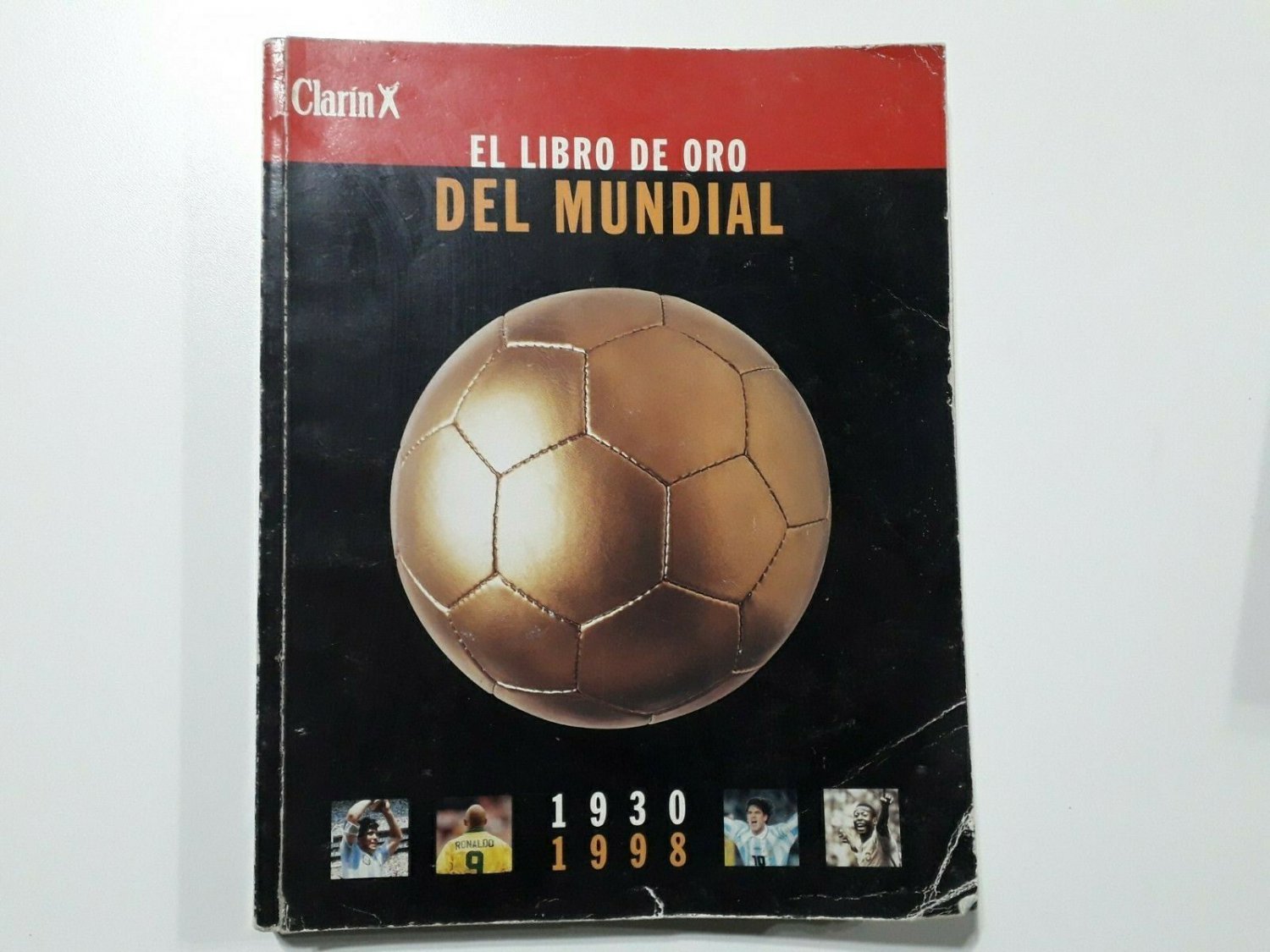 Book Soccer libro oro del Mundial  Argentina  Clarin 1930 1998