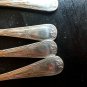 4 old silverplated  soup spoon  ELkigton England