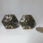 vintage design earring clip  bronze
