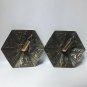 vintage design earring clip  bronze