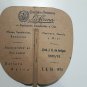 old cardboard fan Argentina advertising from the 1940s