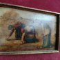 old color Print reproduction oleography the gleaners of jean millet