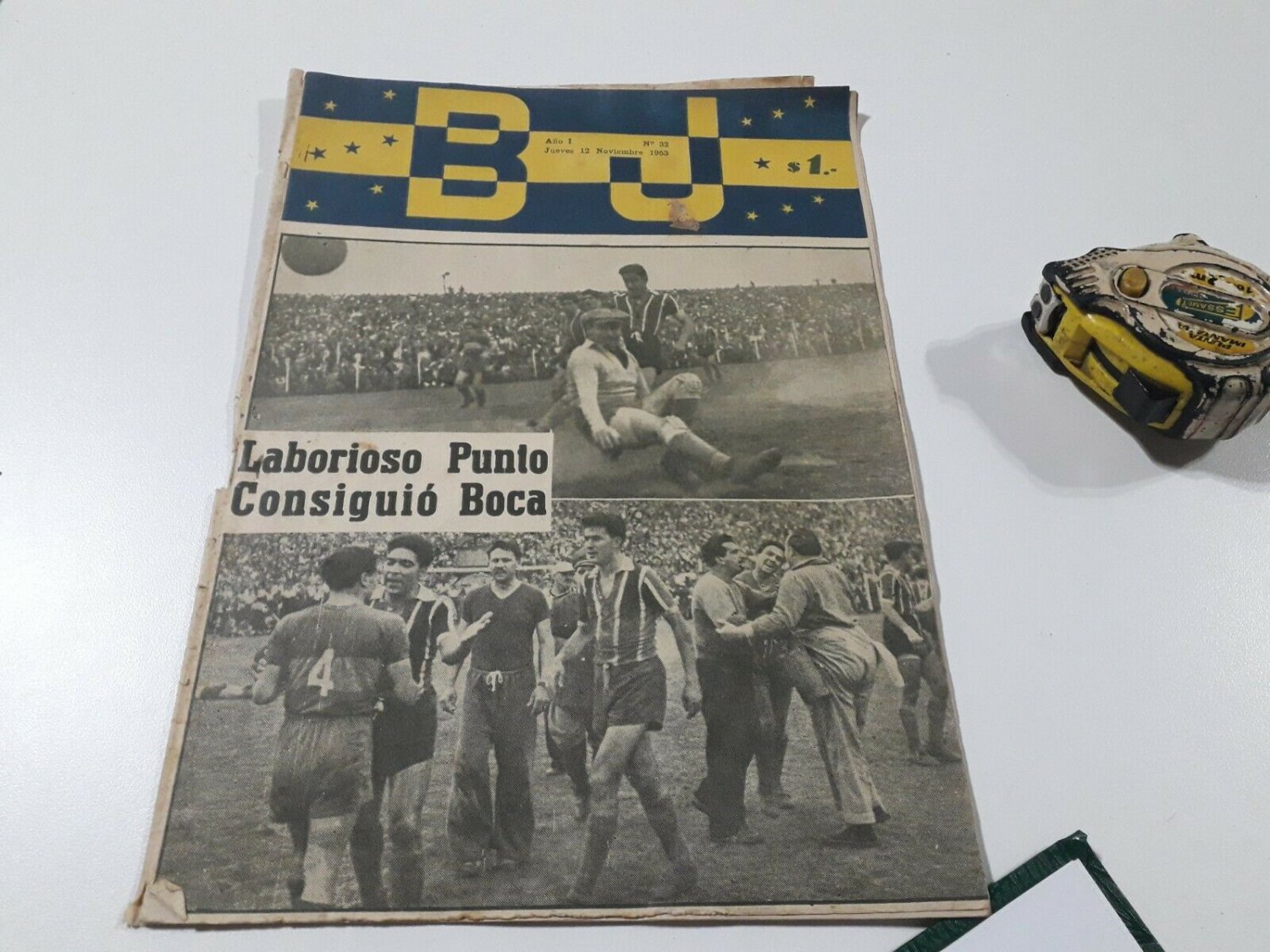 old magazine  Boca Jrs BJ  Argentina collection  12 noviembre 1953  N32