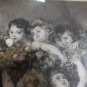 colored Lithograph Gemalt von P.P. Rubens Ios. Selb Lith. Seven putti
