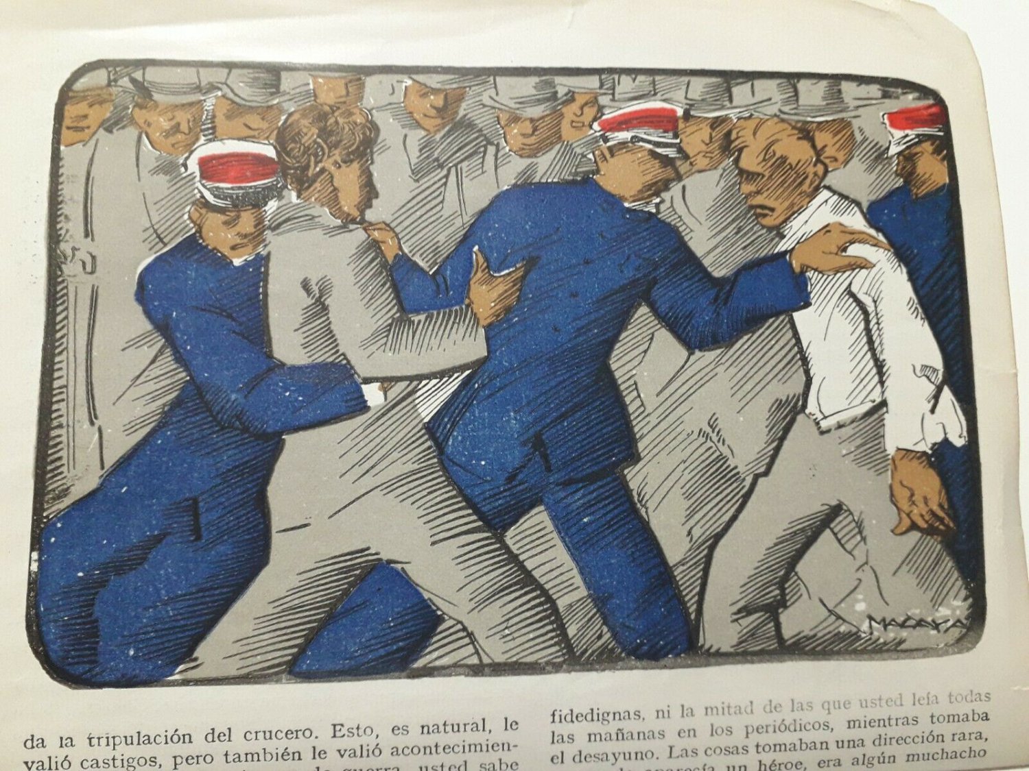 old color Print  Luis F. Macaya