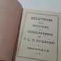 old  collection  Statute Society Guard Trains Belgrano Railway 1956 Argentina