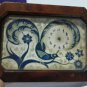 Art Deco , hand Painted table clock , Dont Work ,