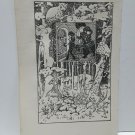 old engraving print 1918 Illustrations H. Vogeler Oscar wilde   the star child
