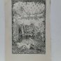 old engraving print 1918 Illustrations H. Vogeler Oscar wilde, Die Bedeute...