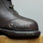 old carved wooden pin holder, shoe shape -Argentina