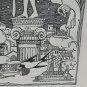 old engraving print 1918 Illustrations H. Vogeler Oscar wilde   the happy prince