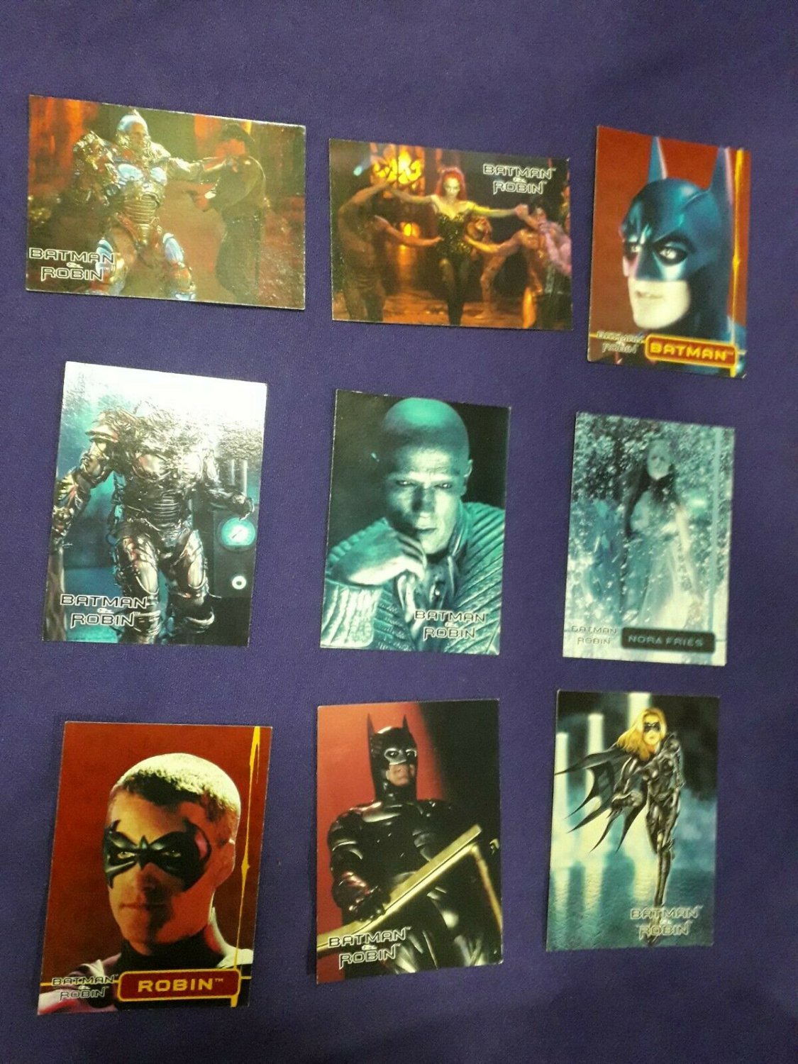 9 collection card batman and robin YPF Argentina