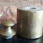 Vintage old  bronze weight 1 kilo  pesa bronce