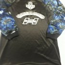 Old rare  Jersey Goalkeeper  black and Blue Hanchy  size M SFSC  Argentina
