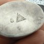 Vintage Pachuca HGO Sterling Silver Pill Box, Hecho en México Aztec calendar