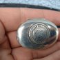 Vintage Pachuca HGO Sterling Silver Pill Box, Hecho en México Aztec calendar