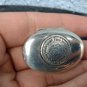 Vintage Pachuca HGO Sterling Silver Pill Box, Hecho en México Aztec calendar