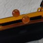 vintage  Cartera Ague Brand Par&Atilde;&shy;s Bs As black satin and celluloid frame