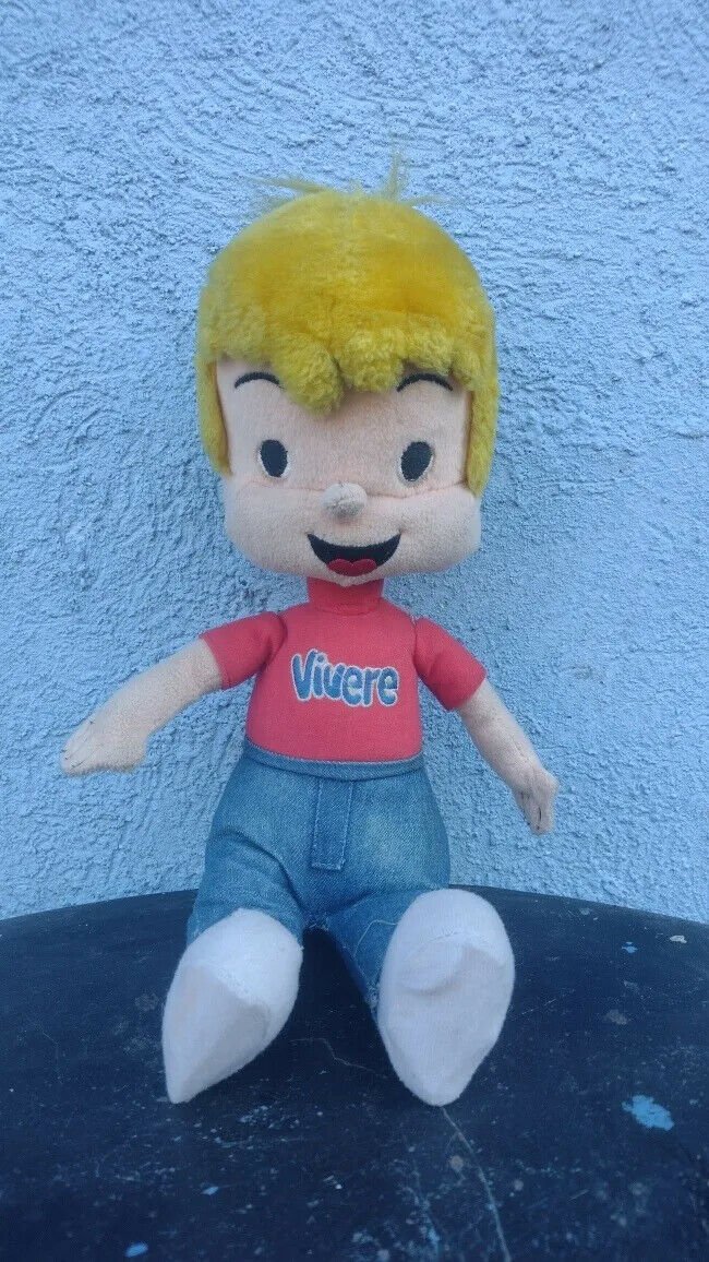 Old  Vintage mu&Atilde;&plusmn;eco  Chuavechito vivere stuffed doll Collection