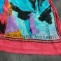 vintage authentic pop scarf  Adrienne Vittadini - pop  scarf   80&Acirc;&acute;s