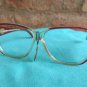 Vintage Frame Paolo Gucci glasses. Red and gold